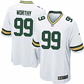 Nike Men & Women & Youth Packers #99 Worthy White Team Color Game Jersey